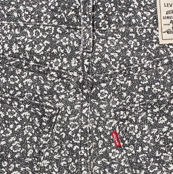 NWT Levi's Premium Moonflower Black Floral Print Baggy Dad Jeans 27x30 - Picture 15 of 16